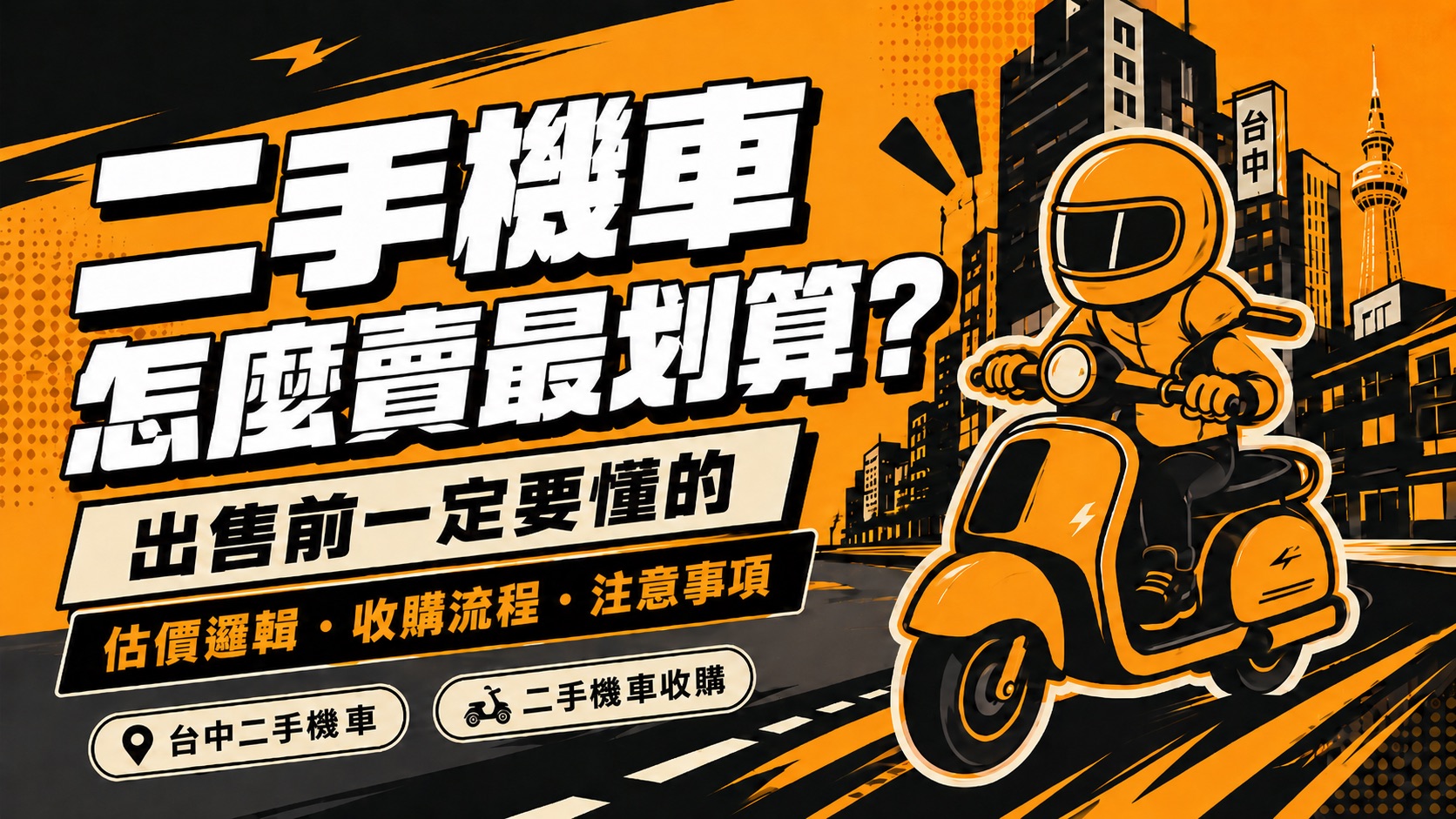 二手機車怎麼賣最划算？出售前一定要懂的估價邏輯、流程與注意事項